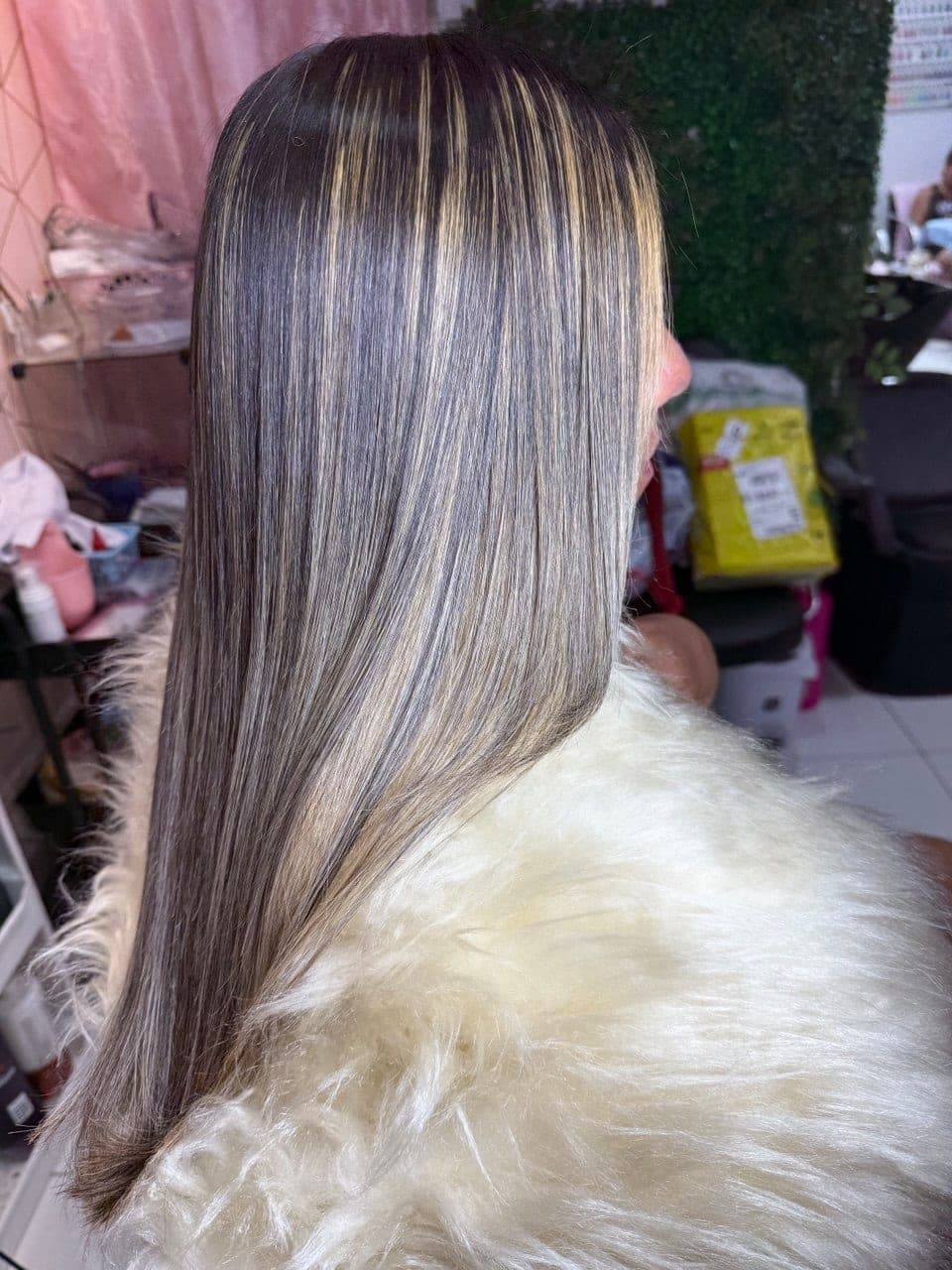 Mechas prata